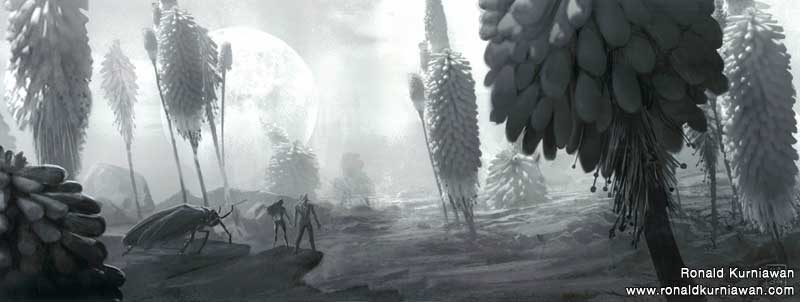 Illustration for article titled A tale of the far future, when humans have evolved to the size of insects